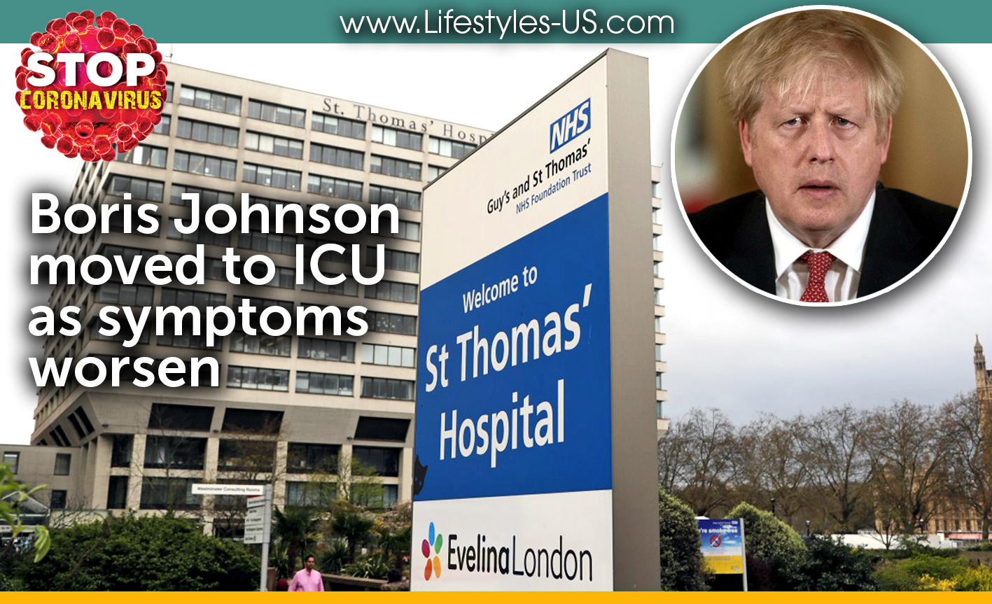 Boris Johnson moved to ICU as symptoms worsen